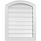 Ekena Millwork Arch Top Surface Mount PVC Gable Vent: Non-Functional, w/2"W x 1-1/2"P Brickmould Frame, 20"W x 24"H GVPAR20X2402SN - alternate 1